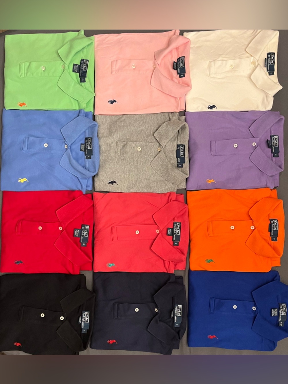 🔥 Polo Ralph Lauren Men’s Polo Shirts Bundle Lot 12 Size Small Multicolor